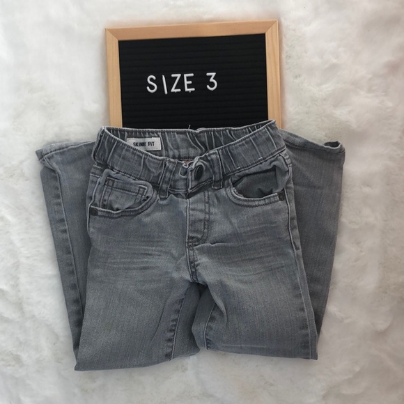 Gymboree girls grey skinny jeans size 3 - Picture 2 of 3